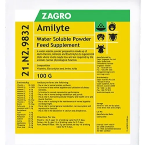 POULTRY VITAMIN AMILYTE  20GMS