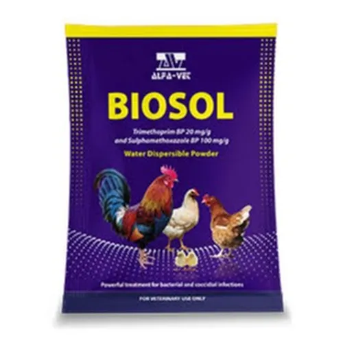 POULTRY ANTIBIOTIC BIOSOL 25GMS SULPHUR